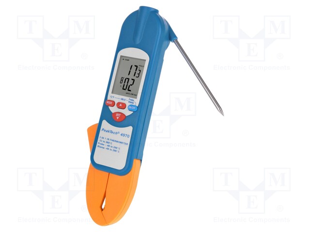 Infrared thermometer; LCD; -35÷260°C; Opt.resol: 1: 1; ε: 0,1÷1