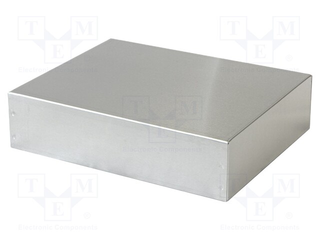 Enclosure: multipurpose; X: 203mm; Y: 254mm; Z: 64mm; 1444; steel