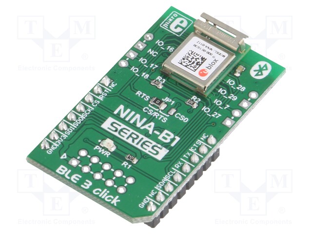 Click board; Bluetooth; I2C,SPI,UART; NINA-B1; 3.3VDC