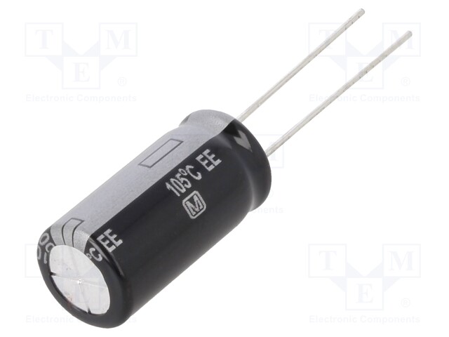 Electrolytic Capacitor, 10 µF, 400 V, EE Series, ± 20%, Radial Leaded, 8000 hours @ 105°C