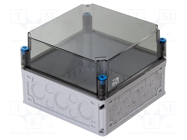 Enclosure: multipurpose; X: 300mm; Y: 300mm; Z: 214mm; Mi; light grey