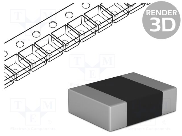 Capacitor: ceramic; 4.7uF; 25VDC; X7R; ±10%; SMD; 0805