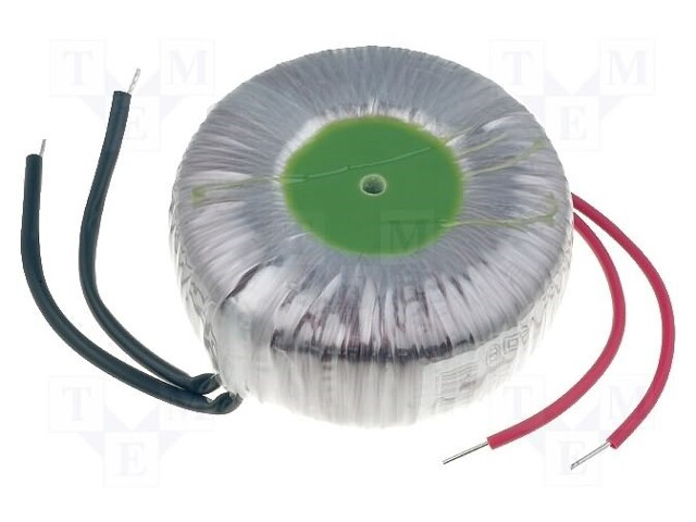 Transformer: toroidal; 100VA; 230VAC; 14V; 7.14A; 1.1kg; Ø: 92mm