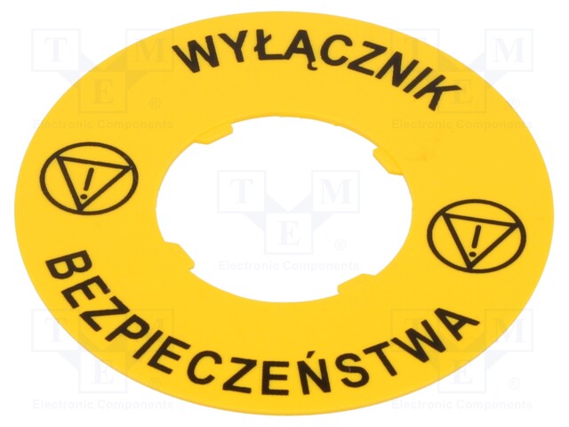 Label; 22mm; Platinum; yellow; 60mm; PVC