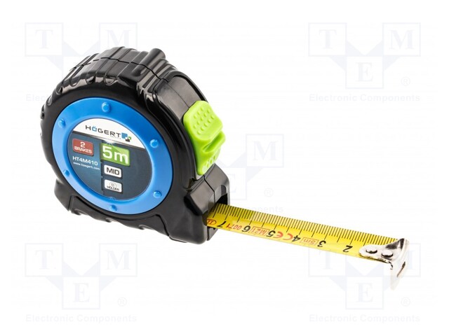 Measuring tape; L: 5m; Width: 19mm; Class: II