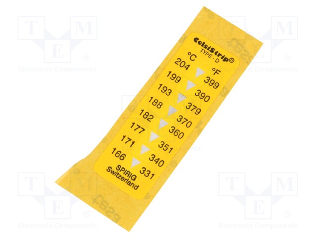 Temperature indicator; CelsiStrip; °C,°F; 15x45mm