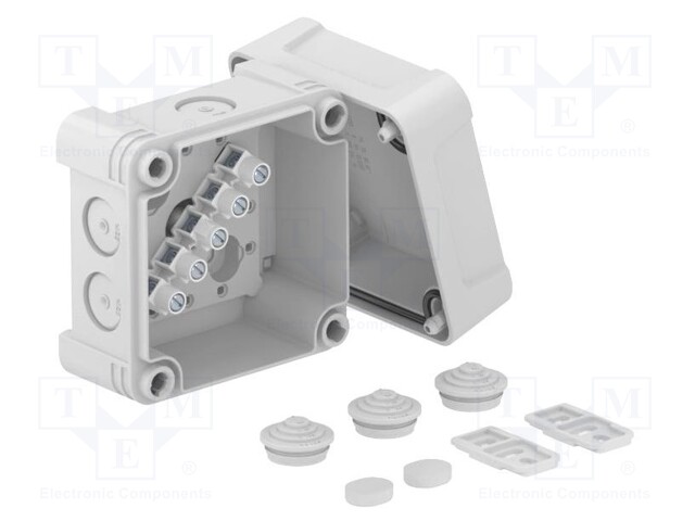 Enclosure: junction box; X: 95mm; Y: 95mm; Z: 72mm; polycarbonate