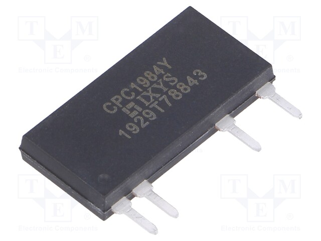 Relay: solid state; SPST-NO; Icntrl max: 50mA; 1A; max.600VAC; THT