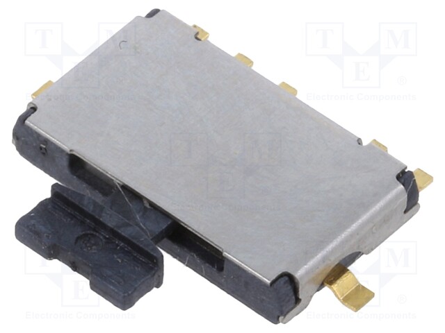 Switch: slide; 0.5A/4VDC; ON-ON-ON; Mounting: PCB,THT; -40÷85°C