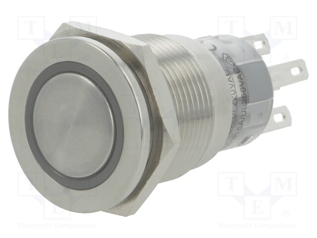 Switch: vandal resistant; Pos: 2; SPDT; 0.5A/220VAC; 1A/24VDC; IP67