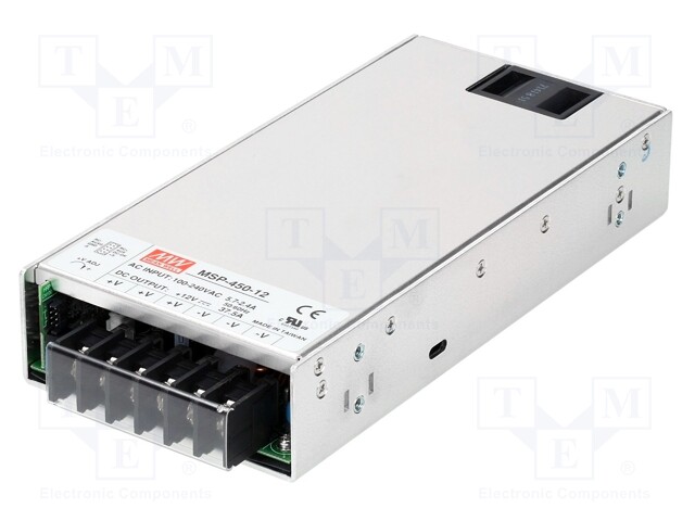 Power supply: switched-mode; modular; 450W; 12VDC; 218x105x41mm