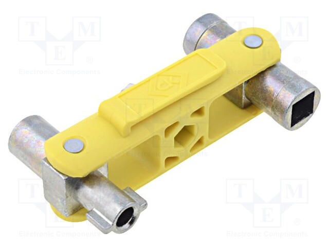 Key; for control cabinets; Tool length: 96mm; Dim: 97x25mm; clip