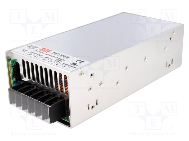 Power supply: switched-mode; modular; 630W; 36VDC; 218x105x63.5mm