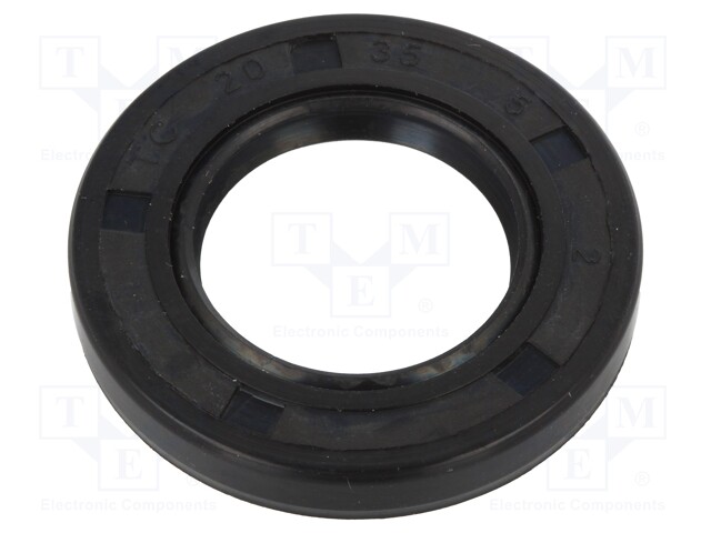 Oil seal; NBR; D: 5mm; -40÷100°C; Shore hardness: 70; Øhole: 35mm