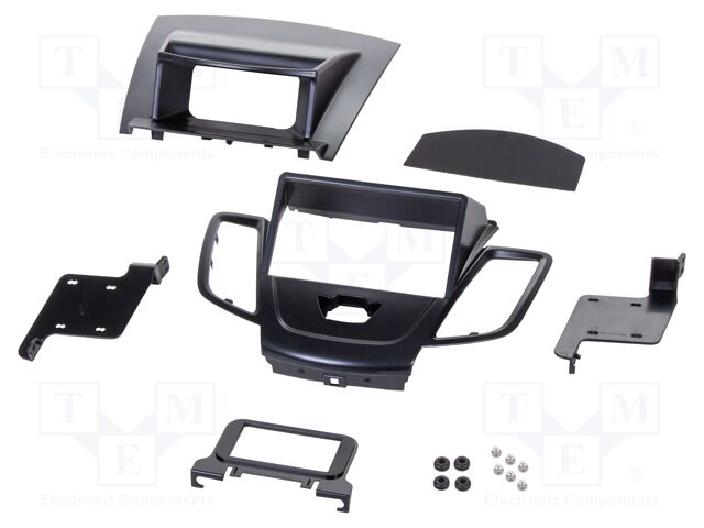 Radio mounting frame; Ford; 2 DIN; black