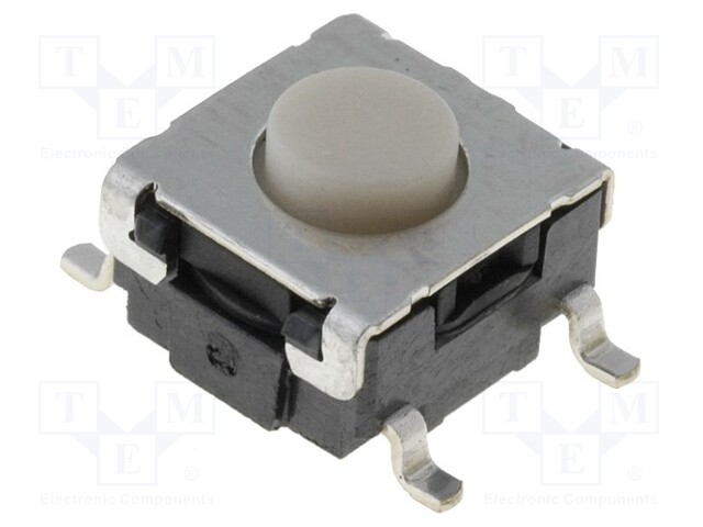 Microswitch TACT; SPST-NO; Pos: 2; 0.05A/24VDC; SMT; none; 1.57N