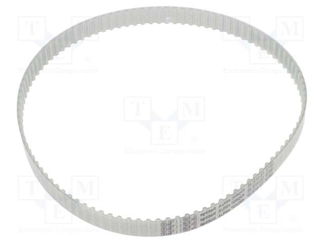 Timing belt; T5; W: 6mm; H: 2.2mm; Lw: 560mm; Tooth height: 1.2mm