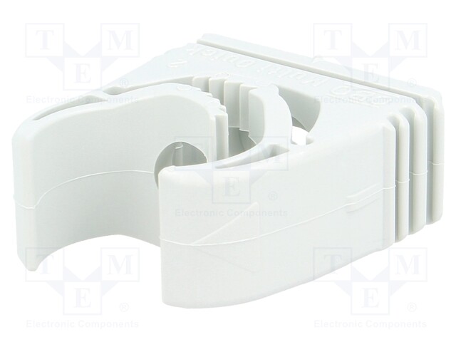 Holder; 18.5÷22.5mm; polyamide; light grey