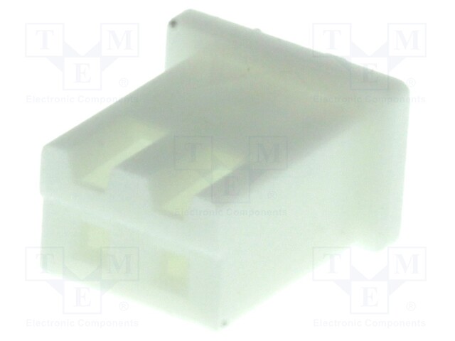 Plug; wire-board; female; XH; 2.5mm; PIN: 2; w/o contacts; for cable