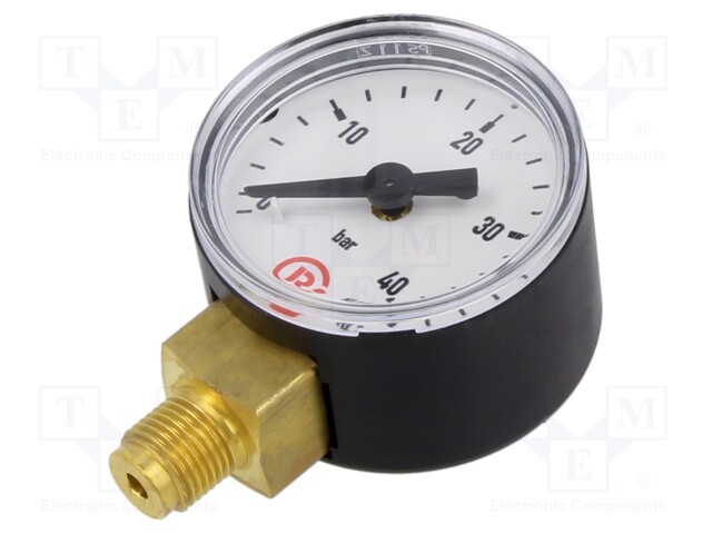 Manometer; 0÷40bar; 40mm; non-aggressive liquids,inert gases