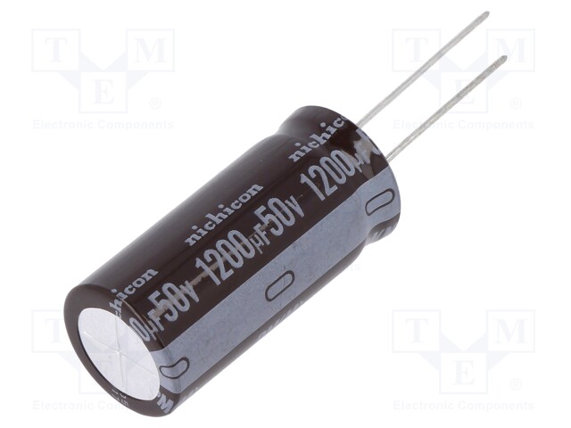 Capacitor: electrolytic; low impedance; THT; 1200uF; 50VDC; ±20%