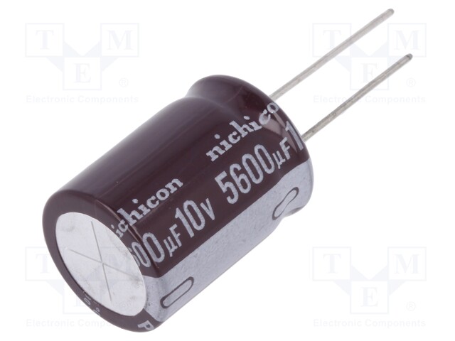 Capacitor: electrolytic; low impedance; THT; 5600uF; 10VDC; ±20%