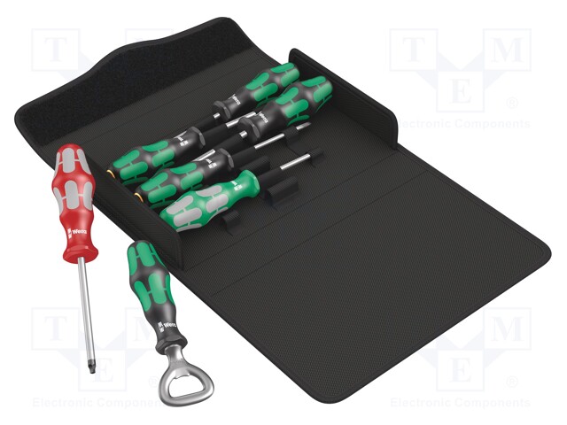 Kit: screwdrivers; square,Phillips,slot; Kraftform Plus-300