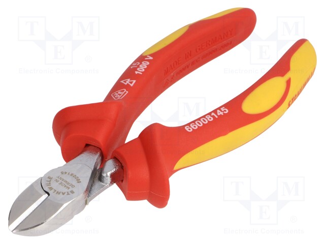 Pliers; side,cutting,insulated; 140mm; 1kVAC