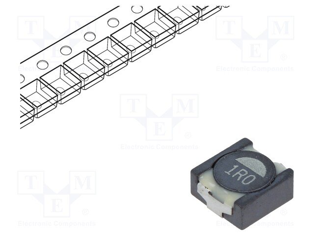 Inductor: ferrite; SMD; 1uH; 6.4A; 7.3mΩ; ±30%; Series: RLF