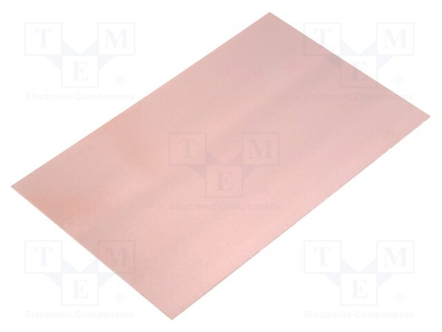 Laminate; FR4; 1mm; L: 160mm; W: 100mm; Coating: copper; double sided