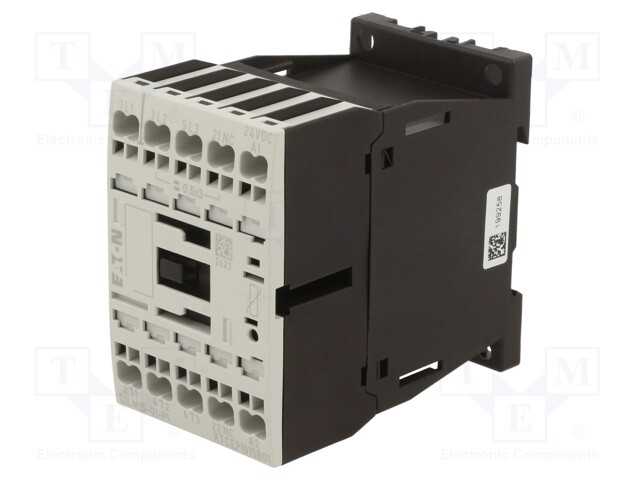 Contactor: 3-pole; NO x3; Auxiliary contacts: NC; 24VDC; 15A; 690V