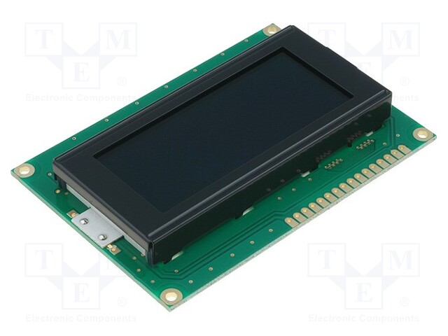 Display: LCD; alphanumeric; FSTN Negative; 16x4; 87x60x13.6mm; LED