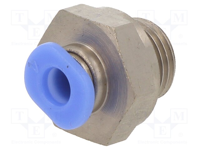 Push-in fitting; straight; G 1/8"; -0.95÷10bar; 4mm