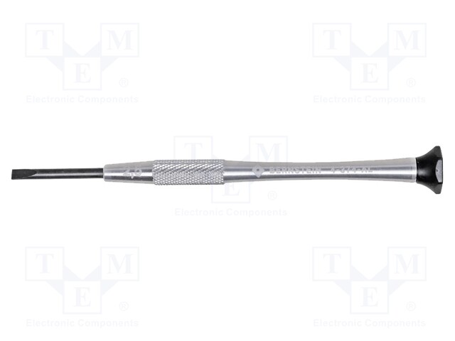 Screwdriver; slot; precision; 2,5x0,4mm; Blade length: 22mm