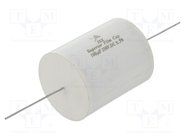 Capacitor: polypropylene; 100uF; 250VDC; ±5%; Ø46x61mm; -55÷85°C