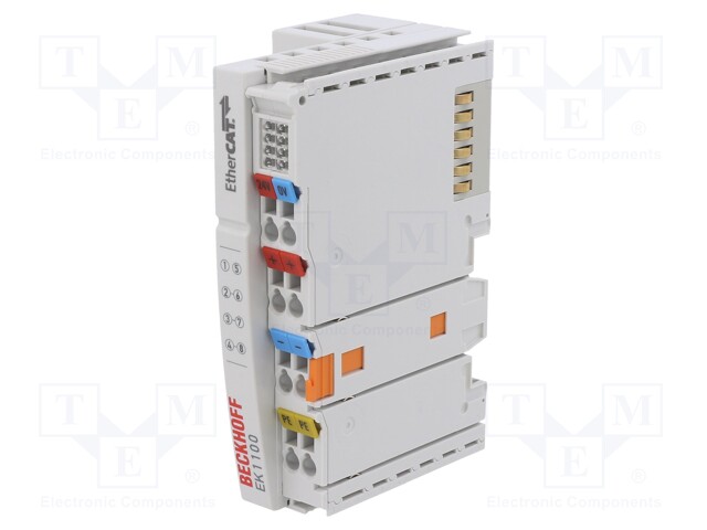 Industrial module: coupler; 24VDC; RJ45 x2; -25÷60°C; IP20