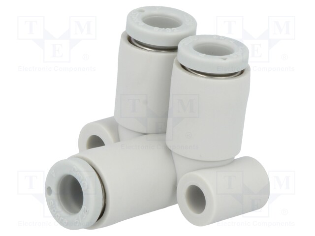 Push-in fitting; angled 90°; -1÷10bar; Mat: polypropylene