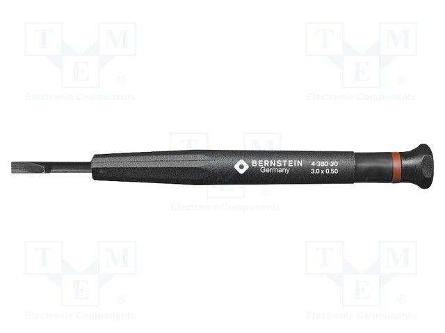 Screwdriver; slot; precision; 3,0x0,5mm; Blade length: 17mm