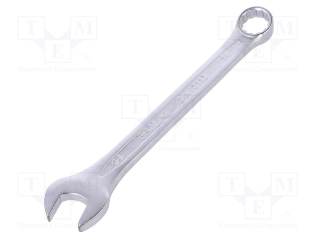 Key; combination spanner; 14mm; Overall len: 179mm; DIN 3113