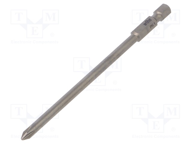 Screwdriver bit; Phillips; PH1; Overall len: 110mm