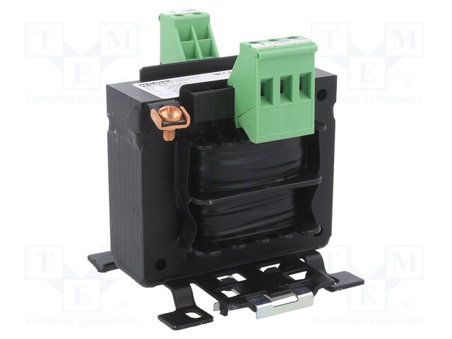 Transformer: mains; 63VA; 230VAC,400VAC; 24V; Mounting: screw type