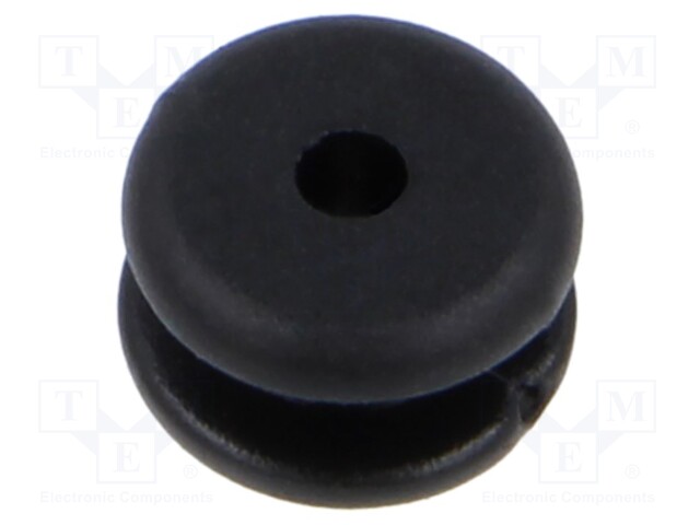 Grommet; black; UL94HB; TPR