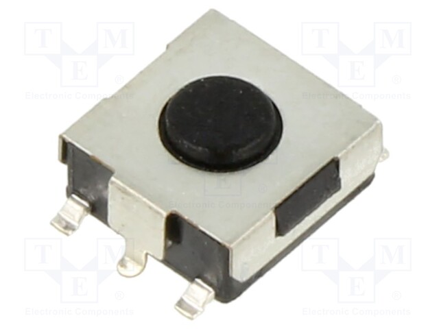 Microswitch TACT; SPST-NO; Pos: 2; 0.05A/24VDC; SMT; none; 1.6N