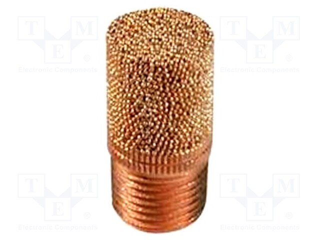 Sound suppression silencer; R 1/8"; outside; 10bar; 16dB; 5÷150°C