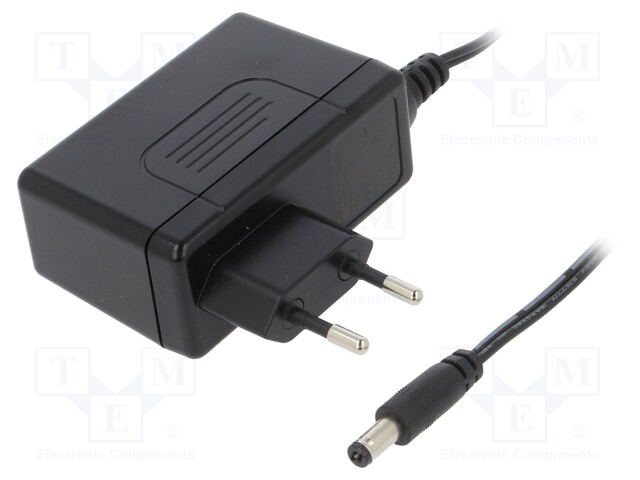 Power supply: switched-mode; 24VDC; 2.5A; Out: 5,5/2,1; 60W; 88%