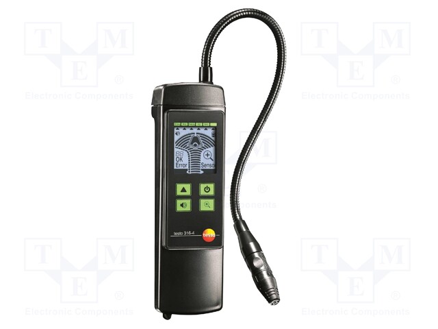 Gas detector; Features: acoustic and optical alarm; Display: LCD