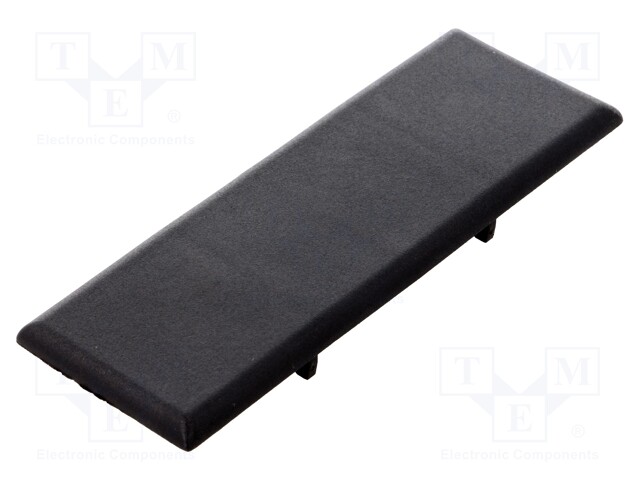 Stopper; for angle bracket; polyamide; 40mm; Colour: black