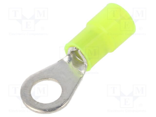 Tip: ring; M6; Ø: 6.2mm; 4÷6mm2; crimped; for cable; insulated; 105°C