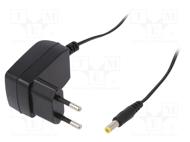 Power supply: switched-mode; 12VDC; 0.25A; Out: 5,5/2,1; 3W; 0÷40°C