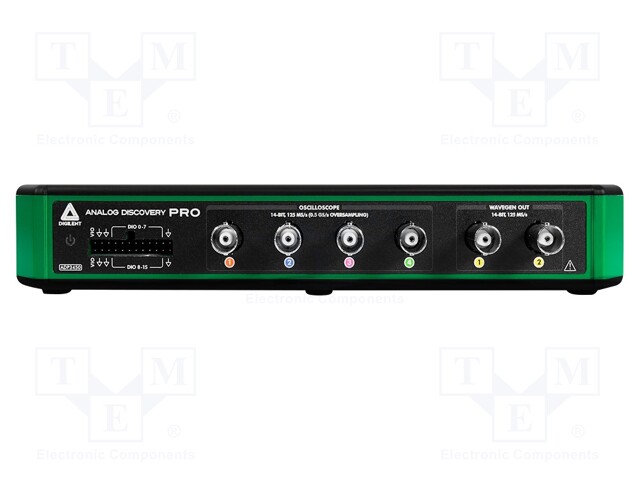 PC connected oscilloscope; 55MHz; Channels: 4; 32kpts/ch; 25V